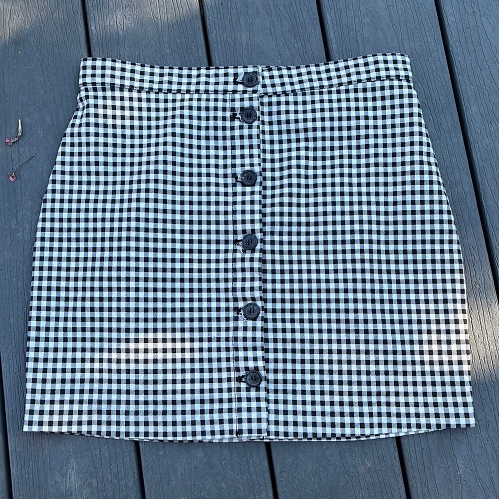 H&M plaid skirt
